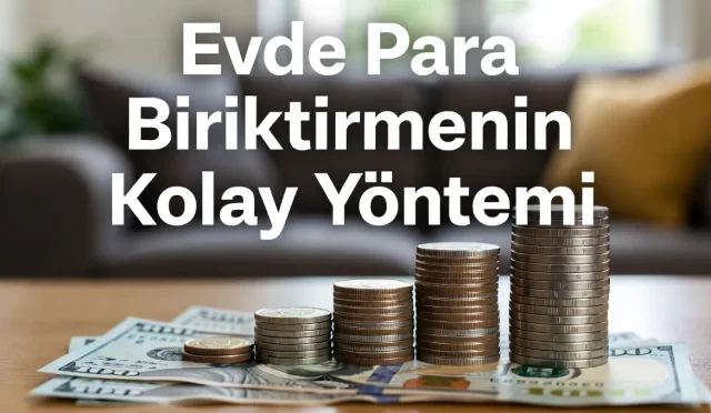 Evde Para Biriktirmenin Kolay Yöntemi