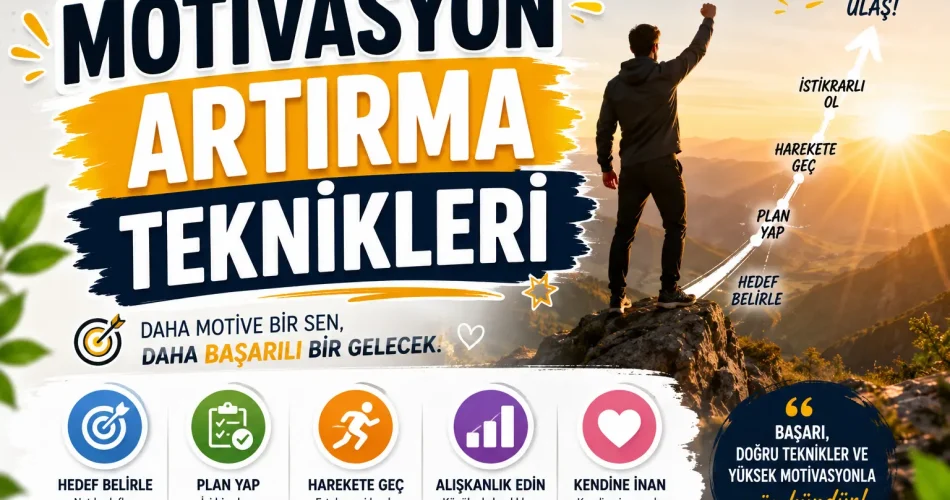 motivasyon arttırma teknikleri