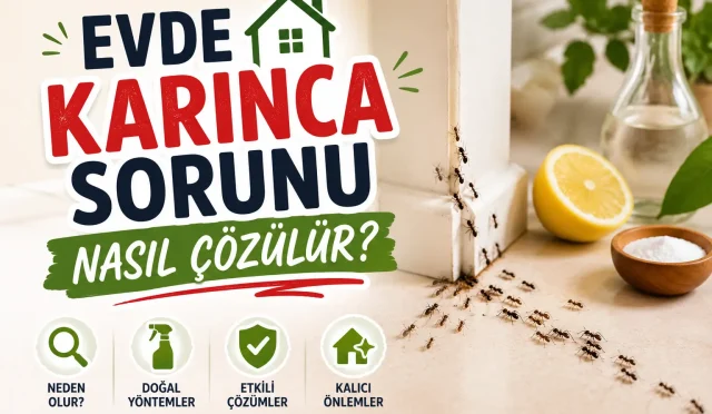 Evde Karınca Sorunu Nasıl Çözülür