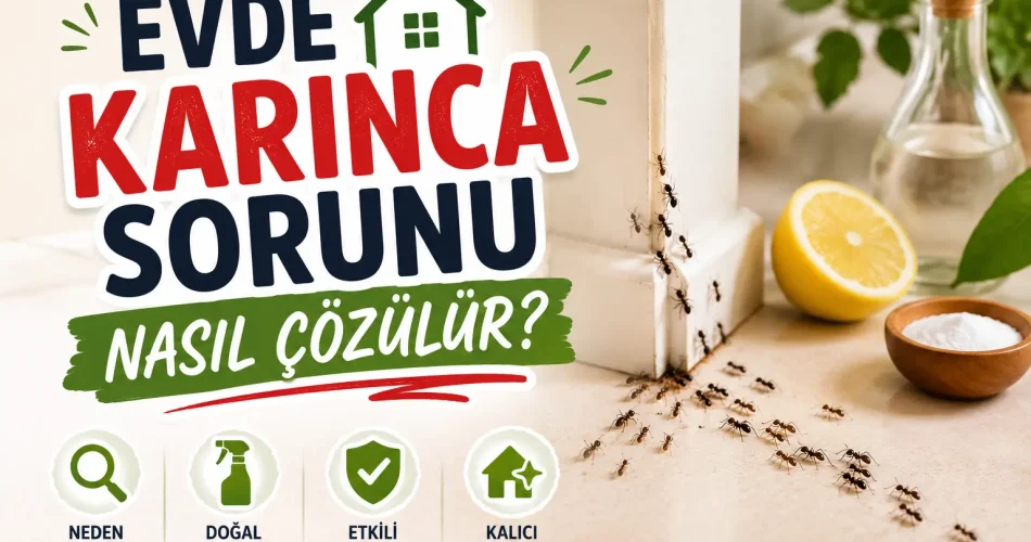 Evde Karınca Sorunu Nasıl Çözülür