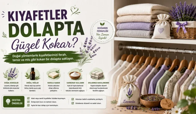 Kıyafetler Dolapta Güzel Nasıl Kokar