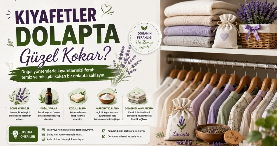 Kıyafetler Dolapta Güzel Nasıl Kokar