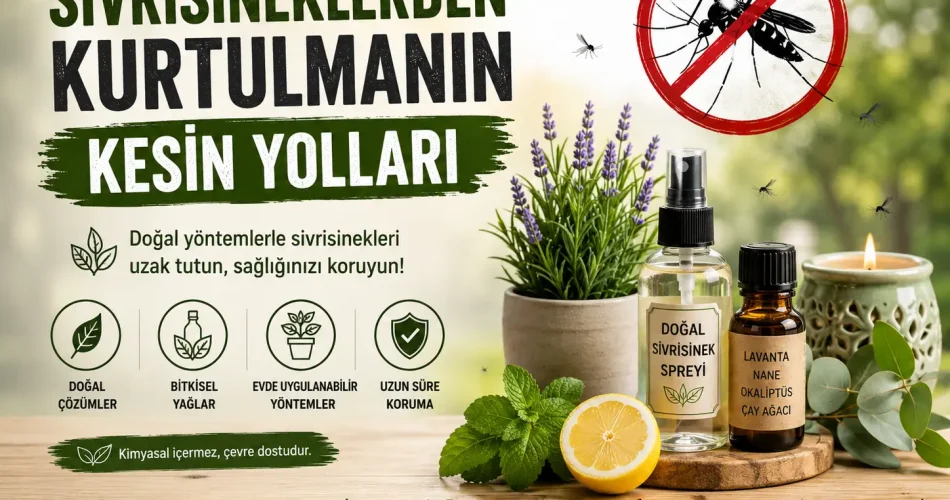 Sivrisineklerden Kurtulmanın Kesin Yolları