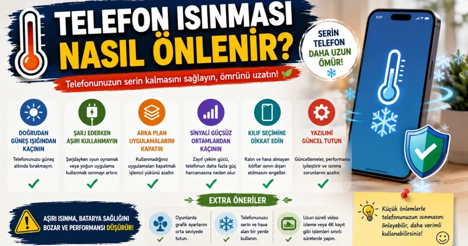 Telefon Isınması Nasıl Önlenir