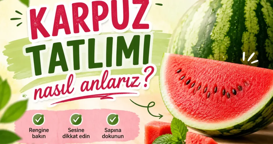 karpuz tatlı mı nasıl anlaşılır